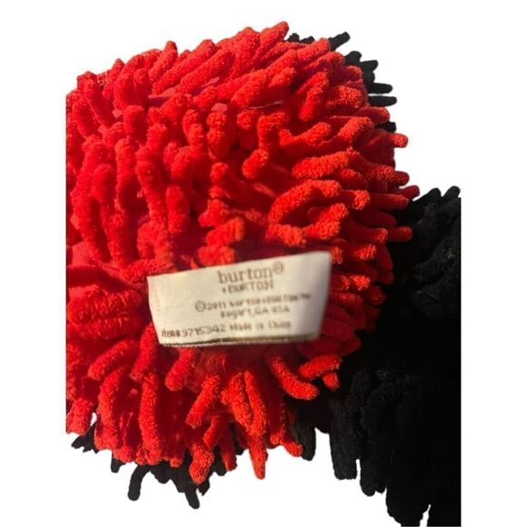 Burton Kids Red Black Polyester Ladybug Plush Mop Style Stuffed Animal Toy - Picture 7 of 14